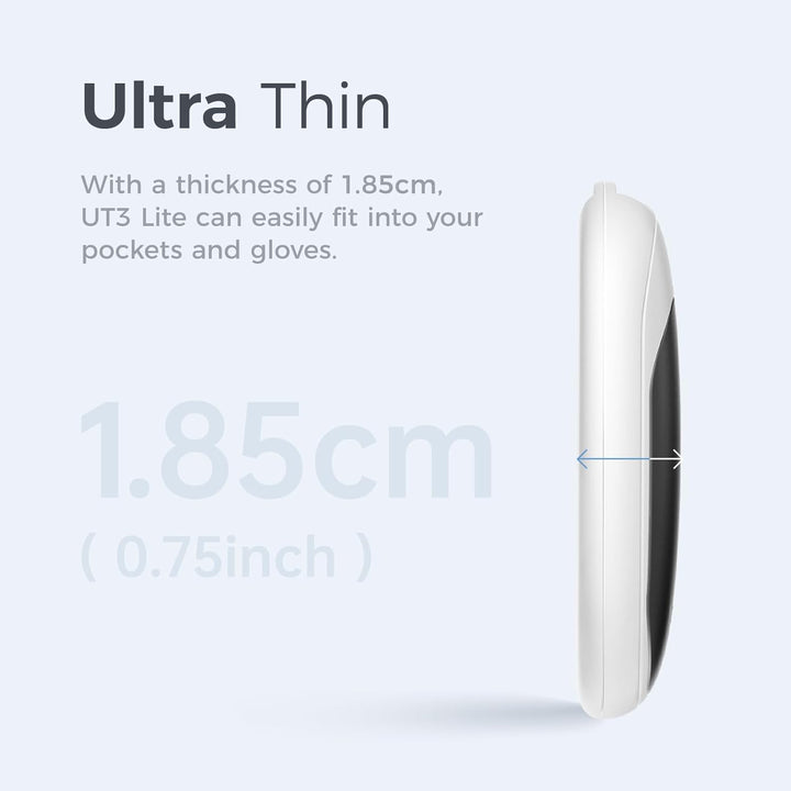 OCOOPA Magnetische Wiederaufladbare Handwärmer 2er-Pack, Ultraleicht und dünn, Elektrischer Taschenw