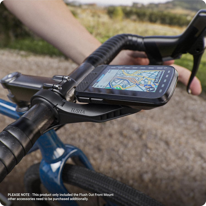 TUSITA Flush Out Front Halterung Kompatibel mit Wahoo Elemnt GPS Fahrradcomputer, Passend für 22.2mm