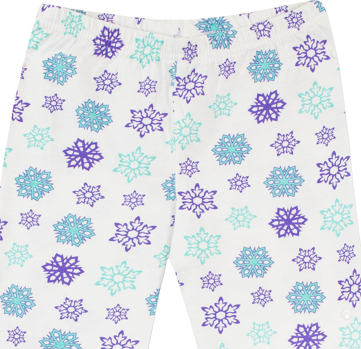 Disney Frozen Schlafanzug | Die Eiskönigin Pyjama Mädchen | Anna ELSA Kristoff Olaf & Sven | Prinzes