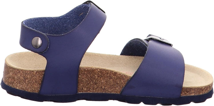 Superfit Jungen Fussbettpantoffel Sandalen, 30 EU Blau 8000