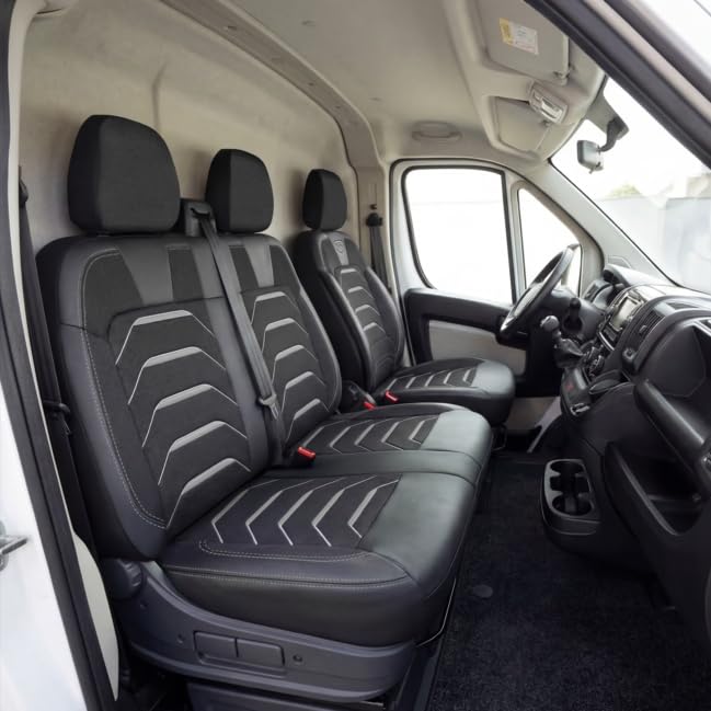 Autositzbezüge Universal 2+1 für FIAT Ducato, Peugeot Boxer, Citroen Jumper (2014-2024) – Vordersitz