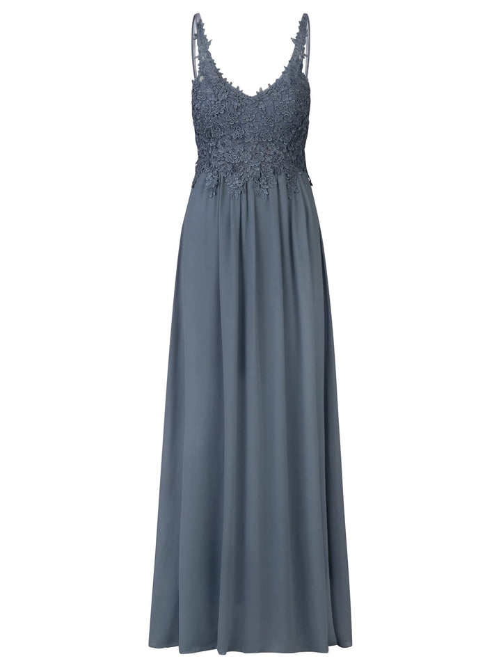 APART Fashion Damen Kleid Dress 42 Blau, 42 Blau