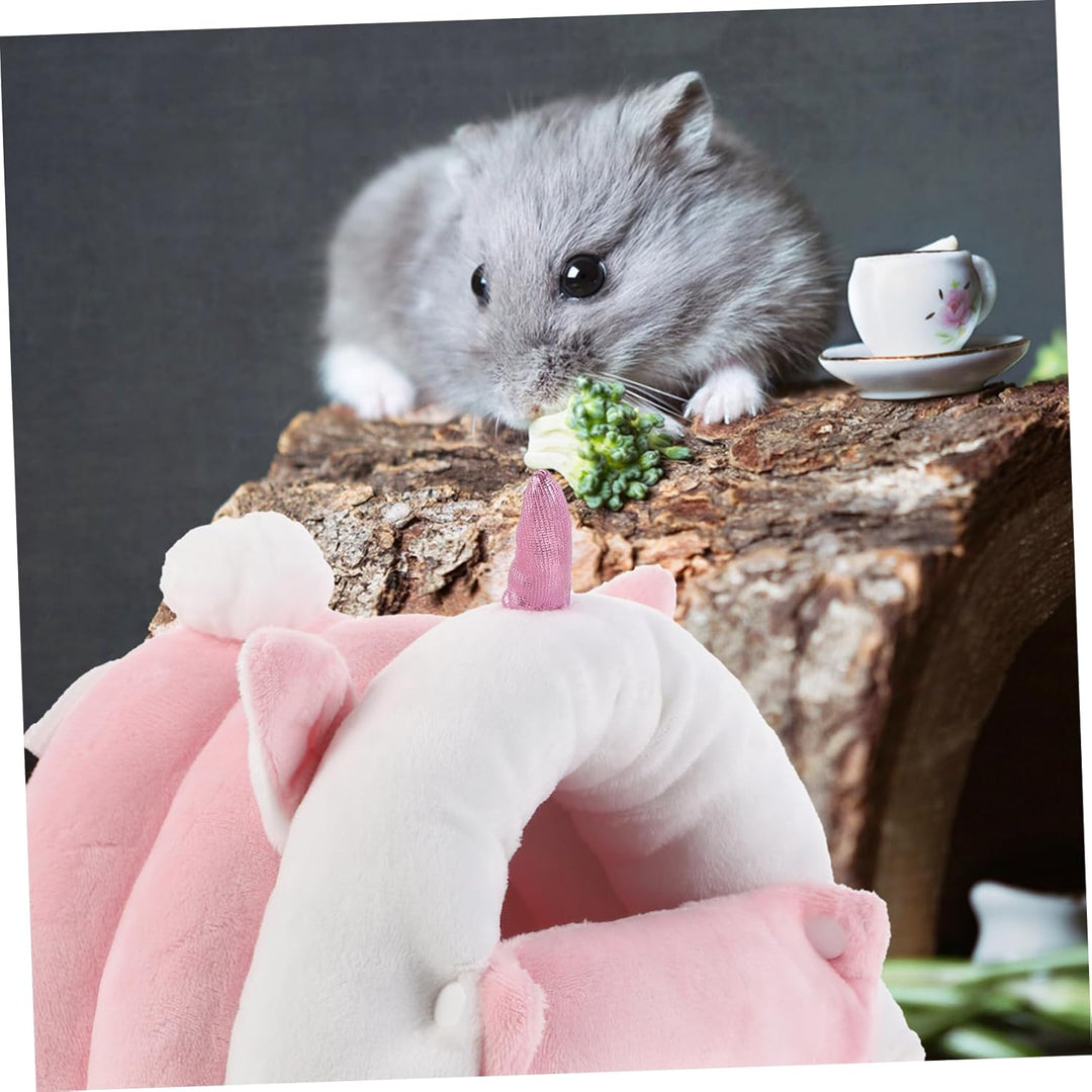 BESPORTBLE Hamster Nest Aus Baumwolle Abnehmbares Warmes Schlafhaus Für Hamster Igel Und Zuckerglide