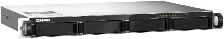 Qnap TS-435XeU-4G Rackmount-NAS mit 4 Einschüben 2,5GbE/10GbE-Konnektivität, M.2 NVMe SSD-Caching Bu