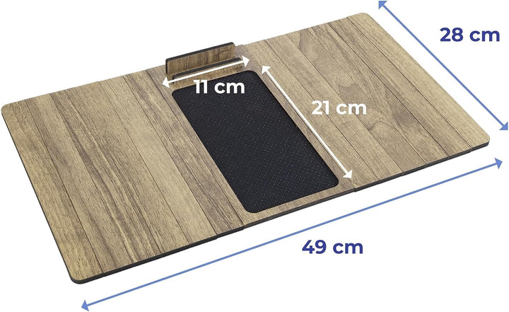 Maximex Multifunktions-Sofa-Tablett, mit Anti-Rutsch-Noppen und Smartphone-/Tablethalterung