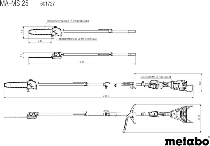 MA-MS 25 * Hochentaster-Aufsatz TV00