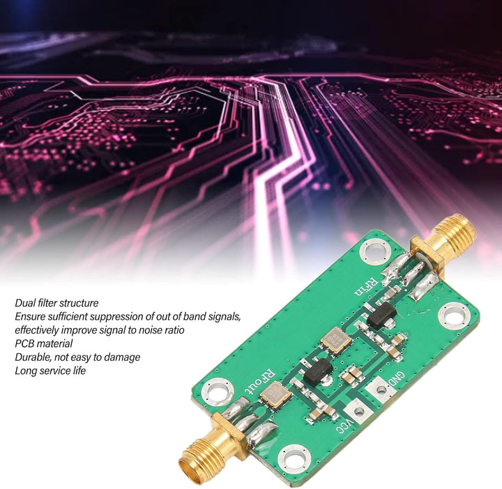 KIMISS Hochverstärktes HF-LNA-Verstärkermodul 1090 MHz mit 38 DB Verstärkung, Rauscharmes Design für