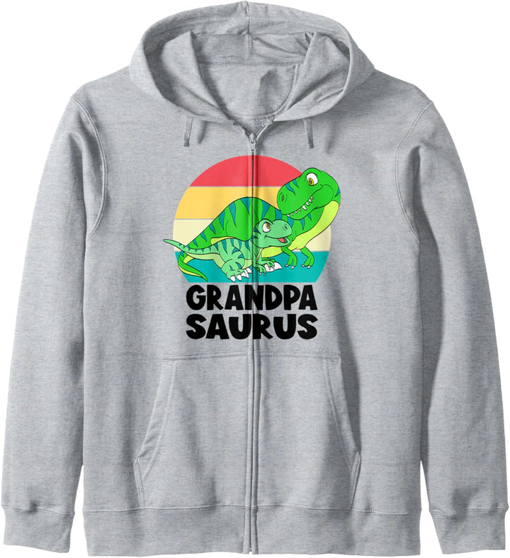 Grandpasaurus T-Rex Dinosaur Grandpa Saurus Family Matching Kapuzenjacke