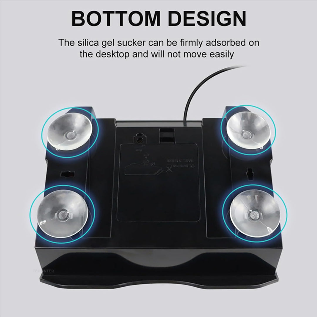 Universal Arcade Fight Stick für Switch/PC/PS3, mit USB Port, Ergonomisches Design, Schwarzes und Ro