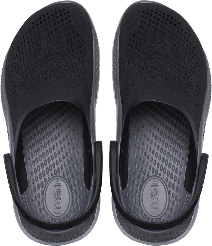 Crocs Unisex Literide 360 Clog 36/37 EU Black Slate Grey, 36/37 EU Black Slate Grey