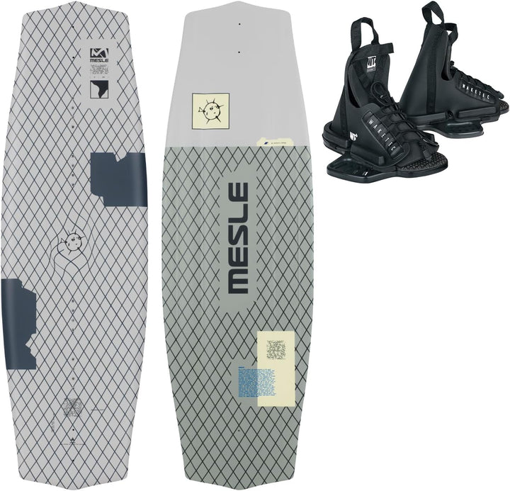 Mesle Wakeboard-Set Liberty 128 cm mit Onset Bindung Junior, Package für Kinder/Jugend, Board für An