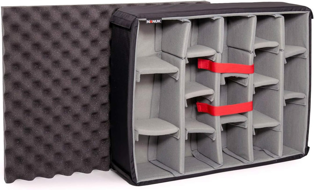 Nanuk 945 Wasserdichter Hartschalenkoffer Mit Gepolsterten Trennwänden - Schwartz Schwarz Gepolstert