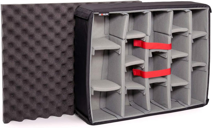Nanuk 945 Wasserdichter Hartschalenkoffer Mit Gepolsterten Trennwänden - Schwartz Schwarz Gepolstert