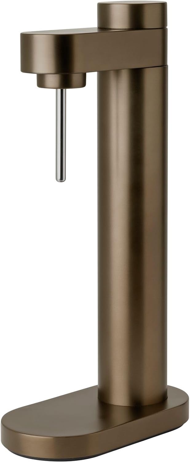 Stelton Brus Wassersprudler mit flasche, Premium Carbonator für Wasser mit CO2 - Einstellbare Sprude