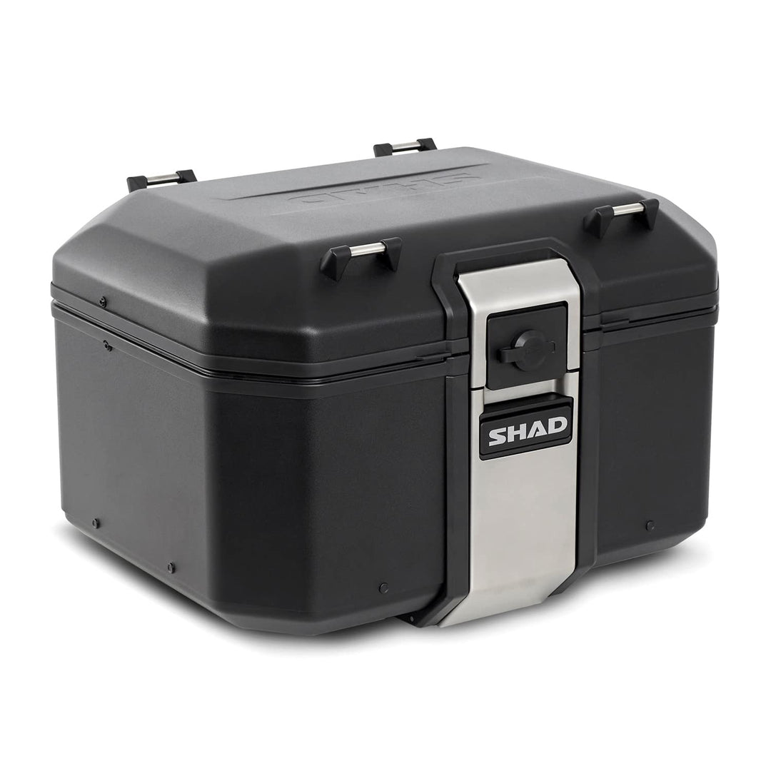 SHAD D0tr48100b - Kofferraum Koffer Motorrad gepäck tr48 Terra Black Edition Black Aluminium, Black