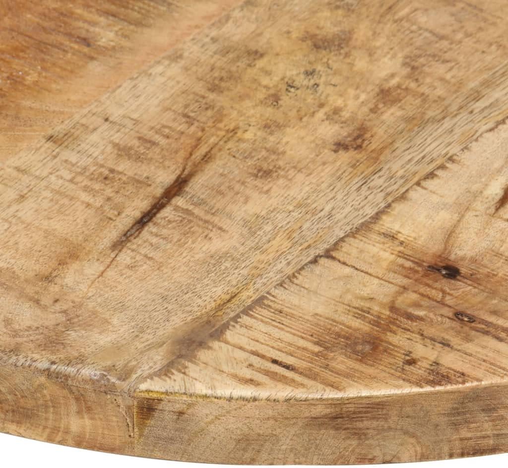 vidaXL Mangoholz Massiv Tischplatte Massivholzplatte Holzplatte Ersatztischplatte Holz Platte für Es
