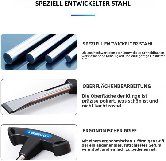 2 Stück T-Griff Flachkopfschraubendreher, T-Griff Flachkopfschraubendreher Montagewerkzeug für Schli