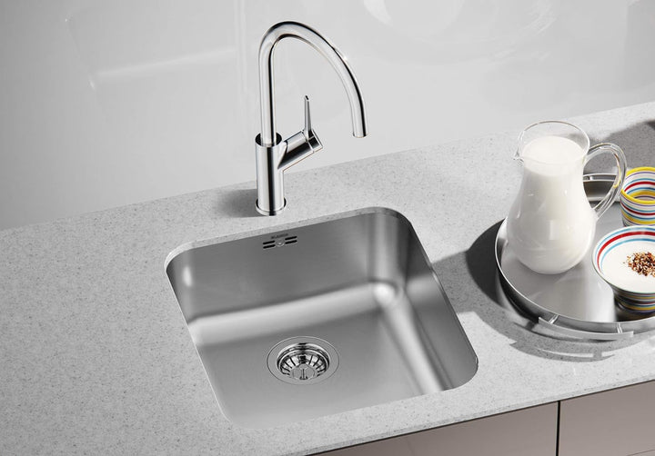 BLANCO SUPRA 450-U | Edelstahl | Einbauart: Unterbau | ohne Ablauffernbedienung | 50er Unterschrank