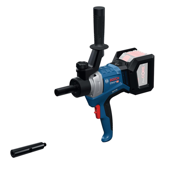Bosch Professional 18V System Akku-Rührwerk GRW 18V-120 (inkl. 1x Verlängerung 13 cm (M14-M14) 2x Sc
