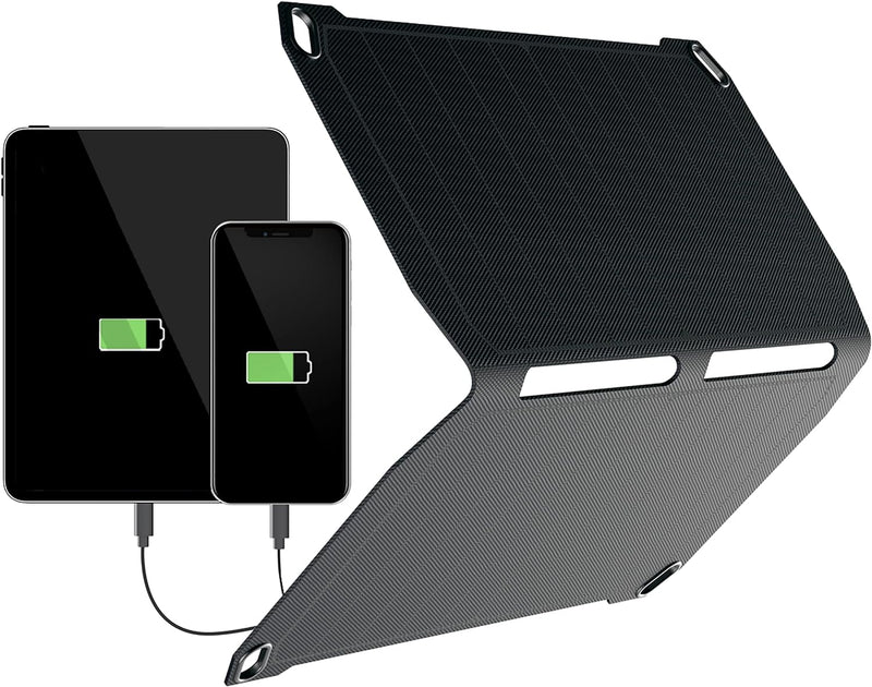Sunnybag SUNBOOSTER 14 | Tragbares Solarladegerät mit 14 Watt | Faltbar, effizient, wasserfest | 2 U