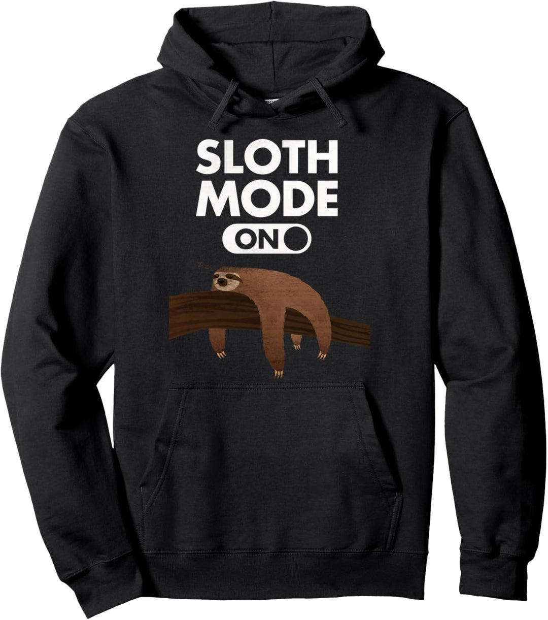 Sloth Mode On - Faultier Chill Modus Statement Pullover Hoodie