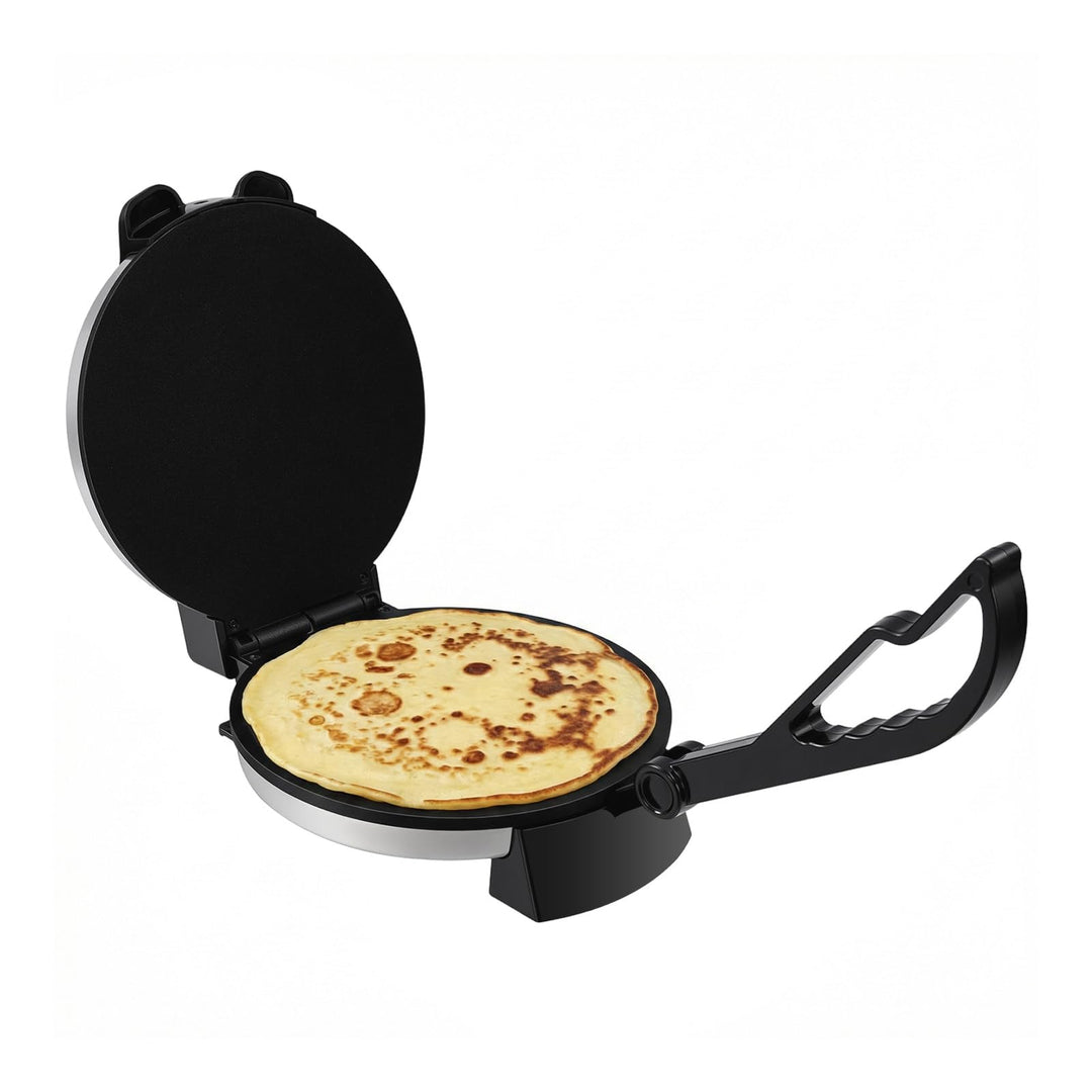 Roti Maker Tortilla Presse mit Doppelseitiger Heizung 1800W Einstellbare Temperatur Antihaftbeschich