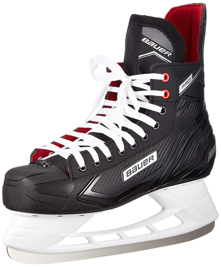 Bauer Jungen Pro Skate Feldhockeyschuhe 36 EU Schwarz Schwarz Weiss Rot Si 900, 36 EU Schwarz Schwar