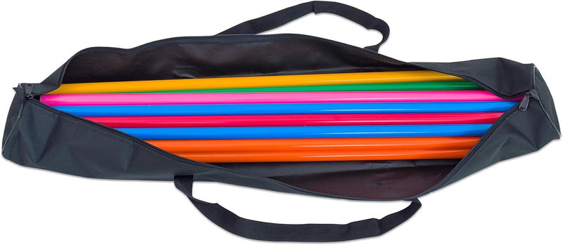 Betzold 34182 - Gymnastikstäbe-Set - 18 x Turnstäbe inkl. Tasche -