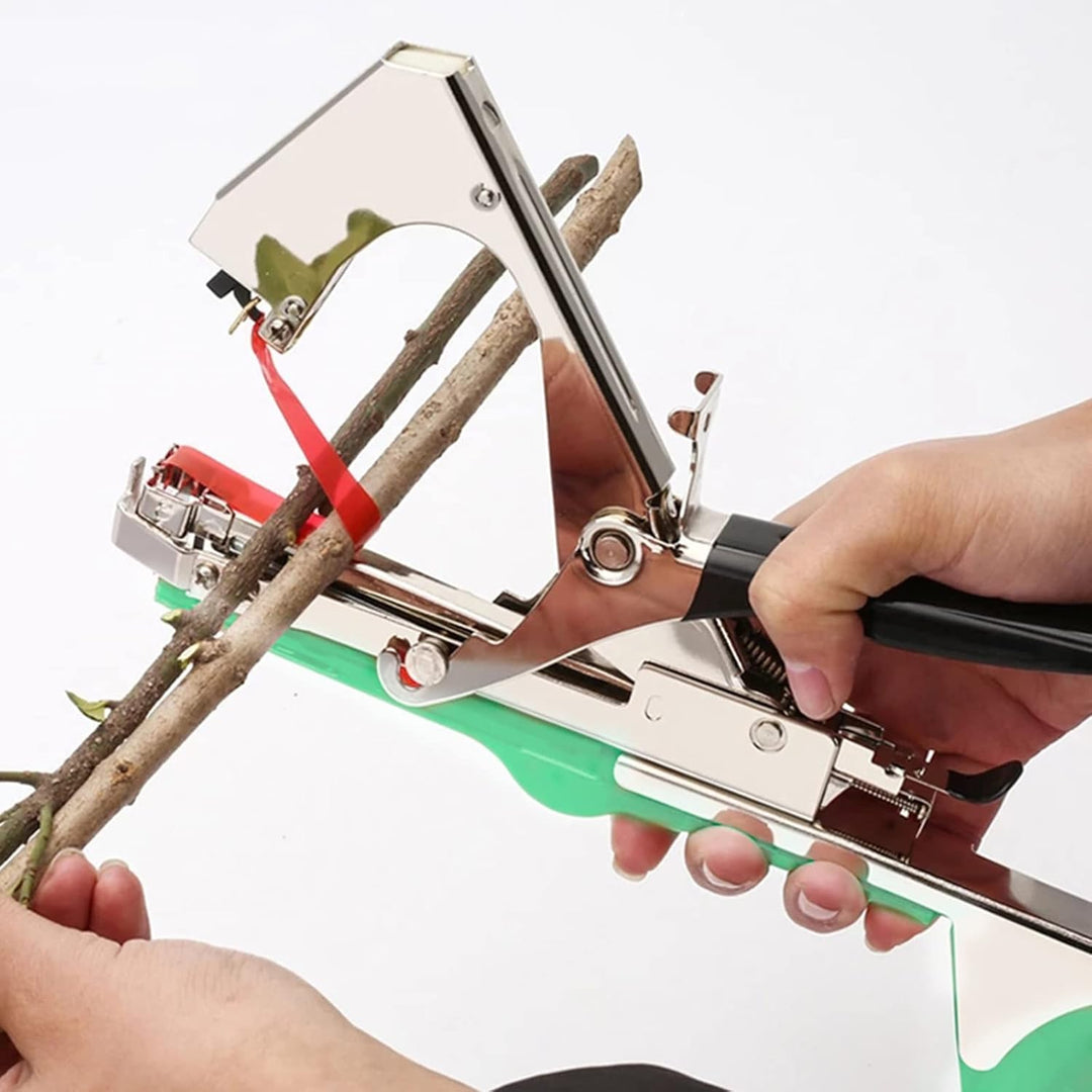 TOGETDREAM Bindezange für Pflanzen Bandzange Bindemaschine Bandzange Tapetool Handbindemaschine für