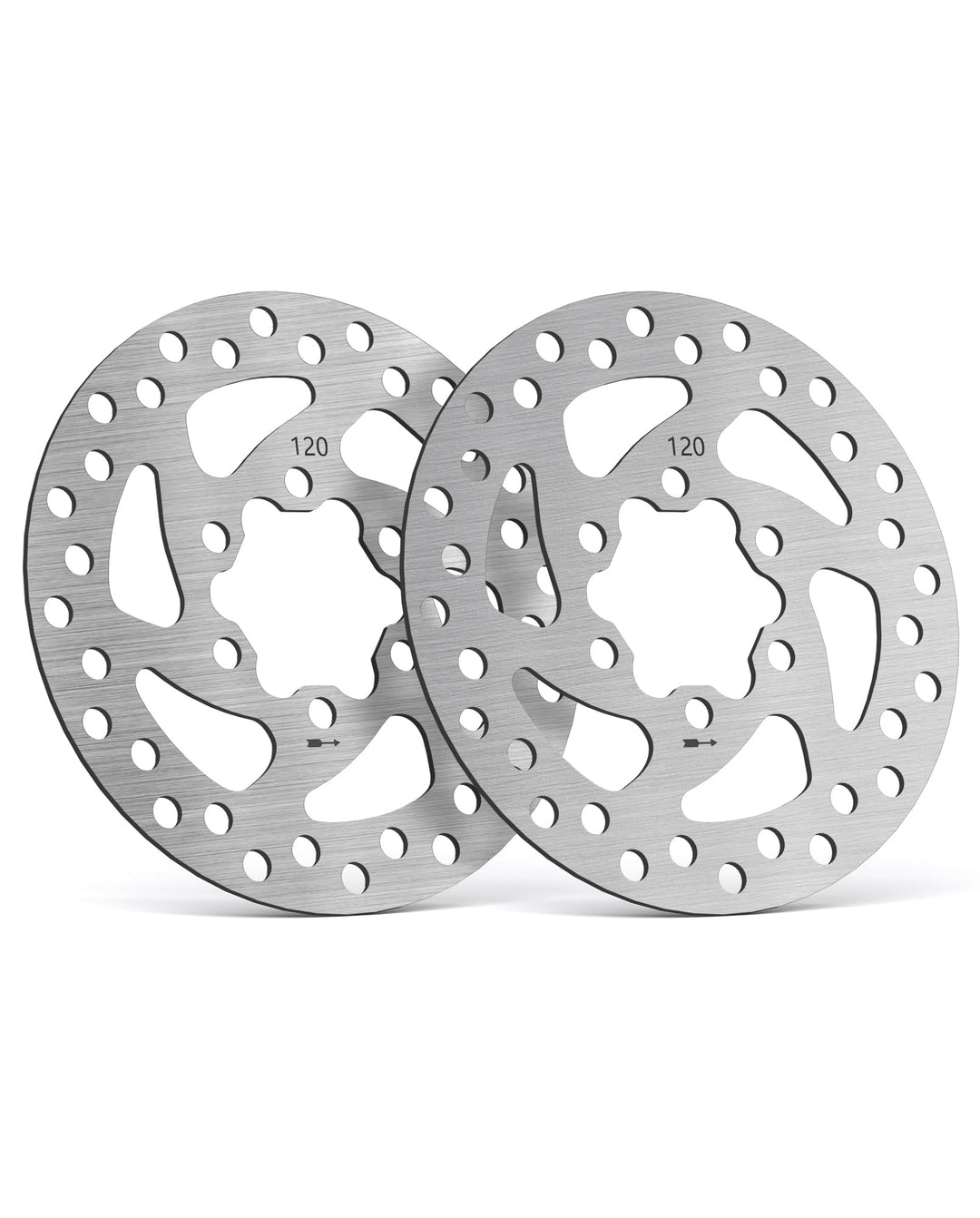120 mm Roller Bremsscheibe Rotor Pad 6 runde Löcher kompatibel mit Segway Ninebot ZT3 PRO ZT3 PROE Z