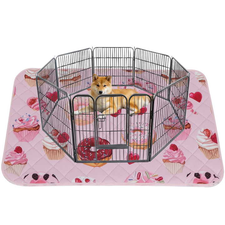 IEUUMLER 1 Stück Welpenunterlagen Waschbar, weich Hunde PIPI matten, Schnell Absorbierend Puppy Pads