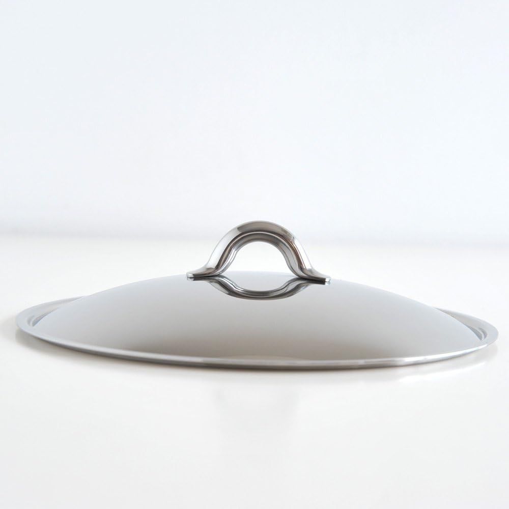 Alessi "MAMI" Deckel aus Edelstahl, 24 cm, Silber Silber 24 cm, Silber 24 cm