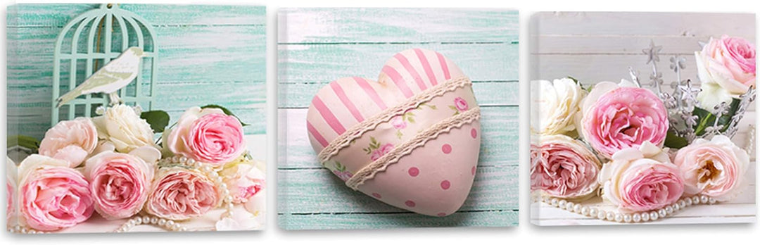 Feeby Frames, Leinwandbild, Bilder, Wand Bild - 3 Teile - Panoramabild, Wandbilder, Kunstdruck 240x8