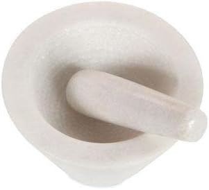 Boska Mörser Spicy/speziell für Gewürze/Spülmaschinenfest/Granit/Weiss / 100 x 100 x 60 mm