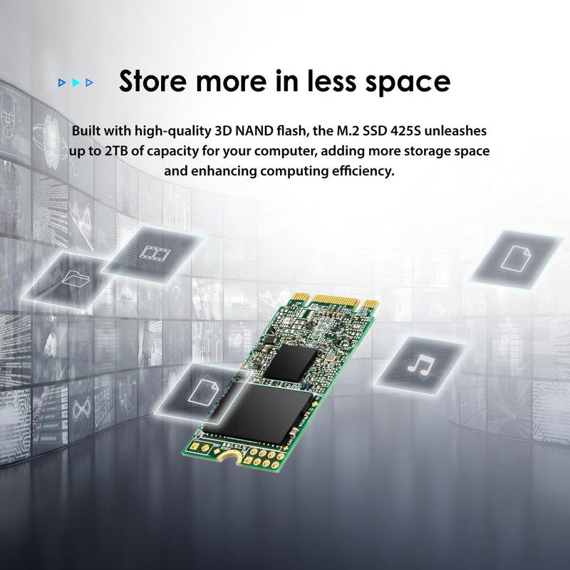 Transcend 1To M.2 2242 SSD SATA3 B+M Key