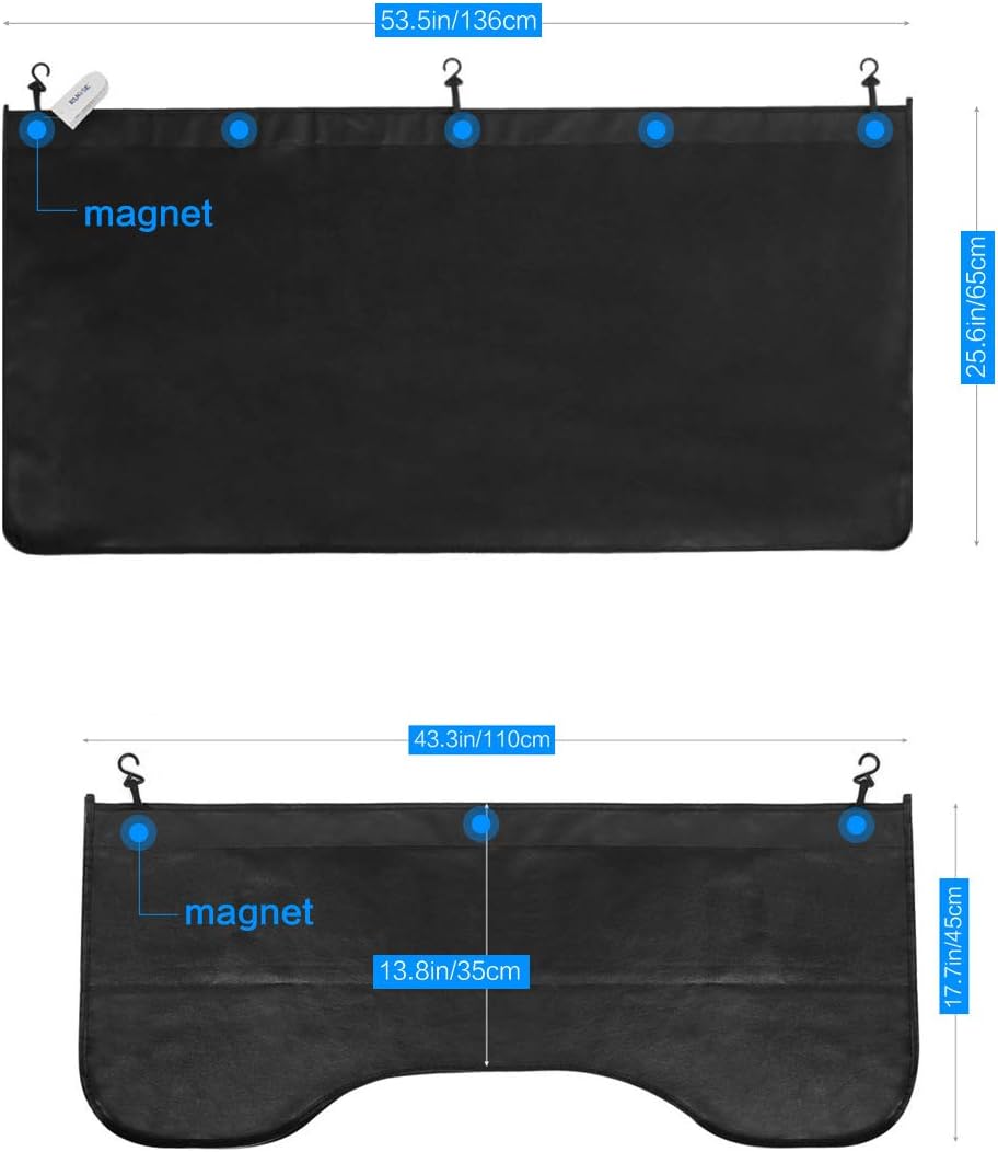 Rupse Kotflügelschoner Matratze 3 Stück, Kotflügel Schoner Matte Magnetisch Kupplung Autoreparatur K