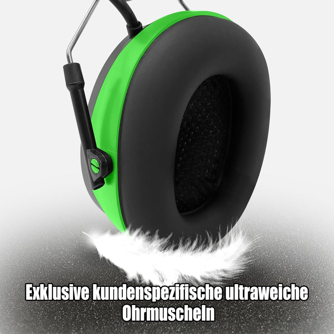 Gehörschutz mit Radio DAB/DAB+/FM/Bluetooth 5.3, Noise Cancelling Wireless Kopfhörer für Werkstatt,