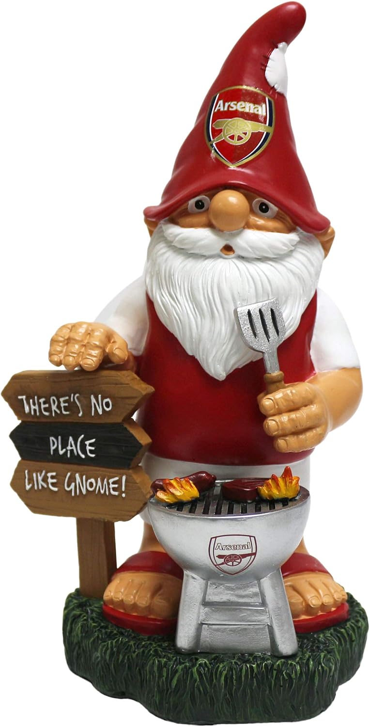 FOCO Premier League Fan Supporter BBQ Garden Ornament Decoration GNOME Arsenal Fc, Arsenal Fc