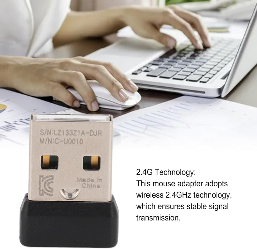 USB-Empfänger für M280 M275 M330 Pebble, Kabellose Maus, 2,4 GHz Kabelloser USB-Empfänger-Adapter, P