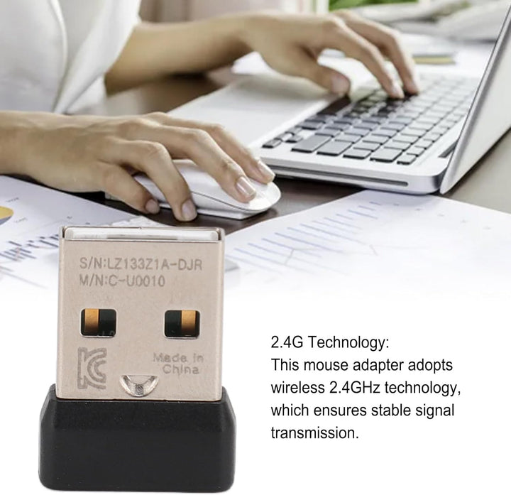 USB-Empfänger für M280 M275 M330 Pebble, Kabellose Maus, 2,4 GHz Kabelloser USB-Empfänger-Adapter, P