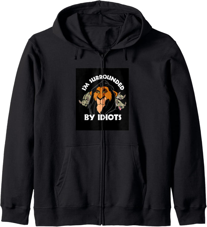 Disney Lion King Scar Surrounded by Idiots Kapuzenjacke