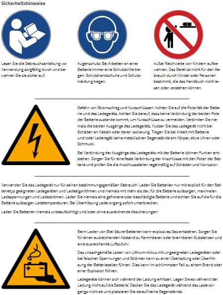 ECTIVE 7A 12V Lithium-Batterieladegerät Multiload 7 LFP 8-Stufen Ladegerät für LiFePO4-Batterien LFP