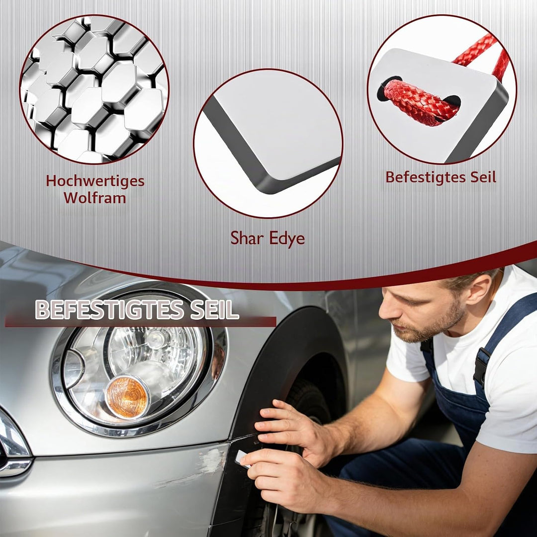 RICKMASK Lackhobel Autolack, Lackschaber Auto, Caulk Remover Tool für Schmutz, Flecken und Staubflec