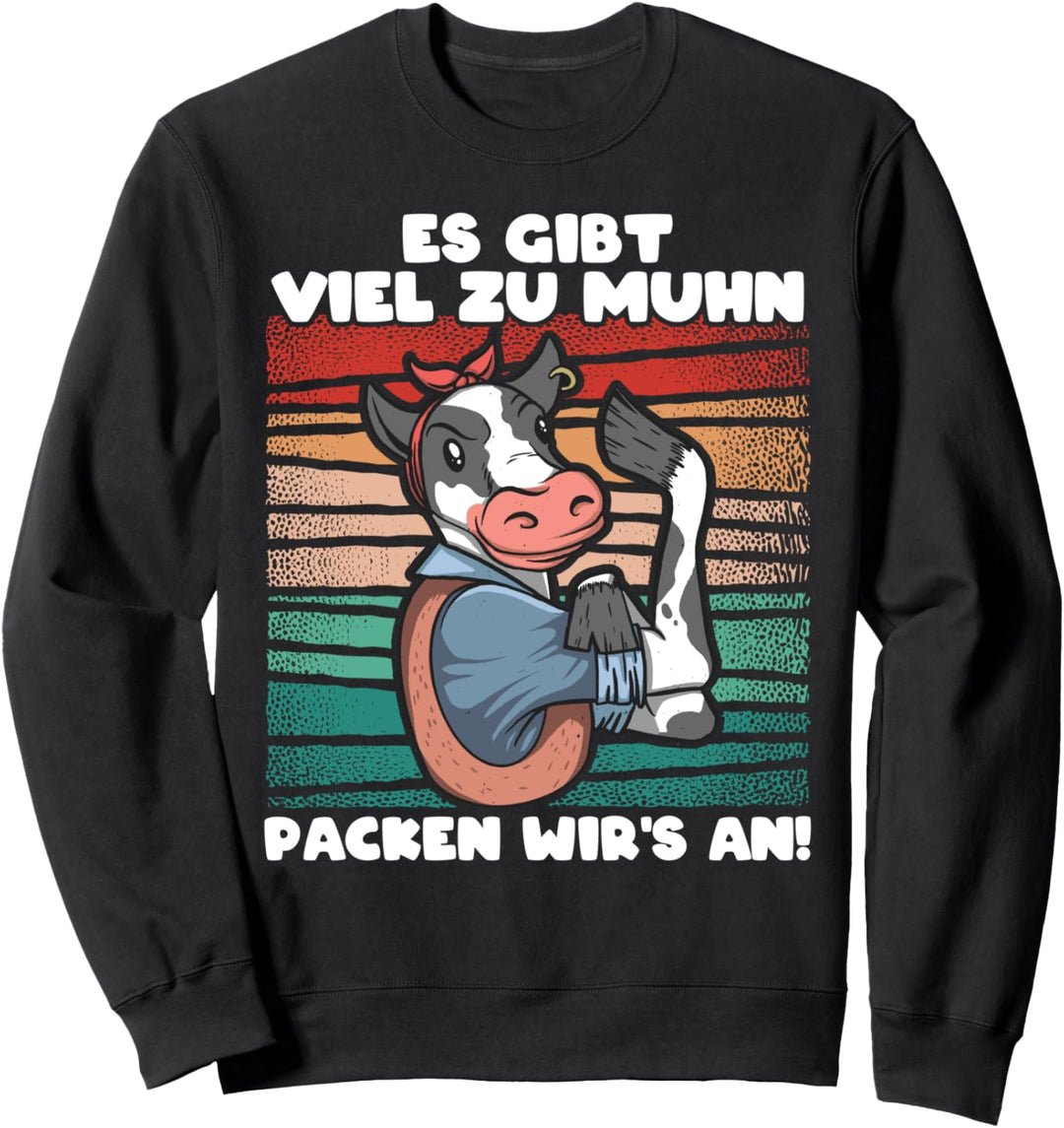 Kuh, Lustiger Spruch, Kühe, Rind, Bauer & Rinderzüchter Sweatshirt