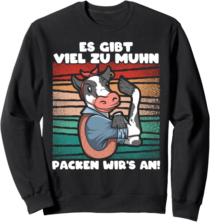 Kuh, Lustiger Spruch, Kühe, Rind, Bauer & Rinderzüchter Sweatshirt