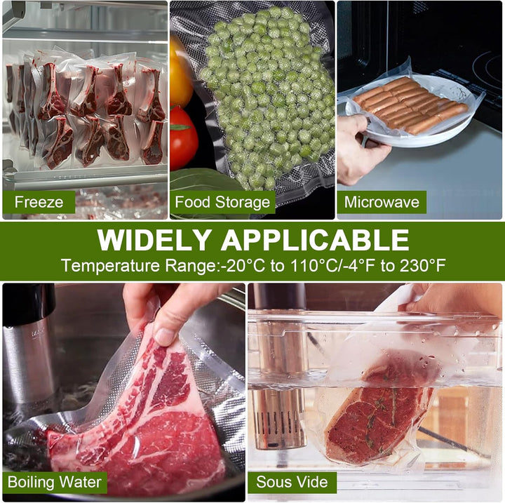 Vakuumierbeutel Rolle 30 x 600 cm/4 Rollen, 150 µm Vakuumbeutel Lebensmittel BPA-frei Stark Reissfes