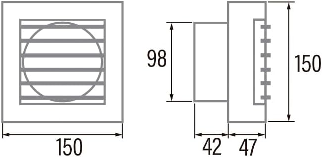 Cata M1689 – Badentlüfter B 10 Matic mit Timer