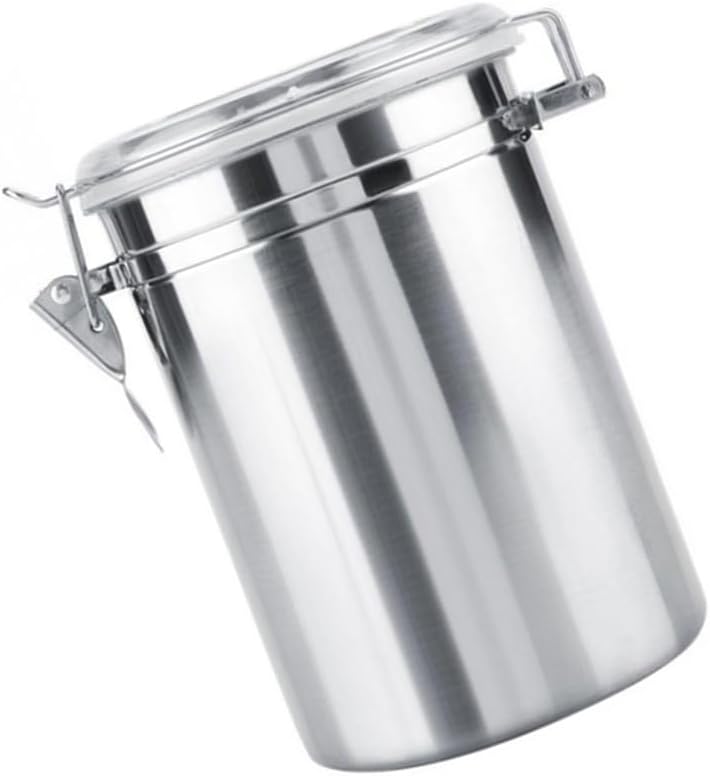 TOPBATHY Edelstahl Versiegelte Dosen 1062Ml Luftdicht Vorratsbehälter Für Kaffee Bohnen Snacks Tee K