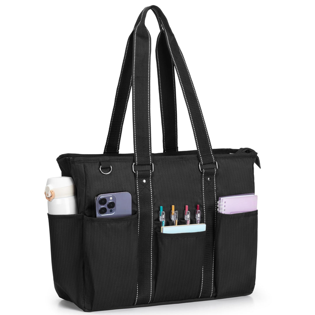 Damero Lehrertasche, Lehrer Arbeitstasche mit gepolstertem Laptopfach, Lehrer Utility Tasche mit meh