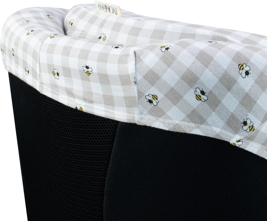 JYOKO Kids Bezug kompatibel mit Joie Spin 360, Nuna Rebl, aus Baumwolle (Picnic Vichy) Picnic Vichy